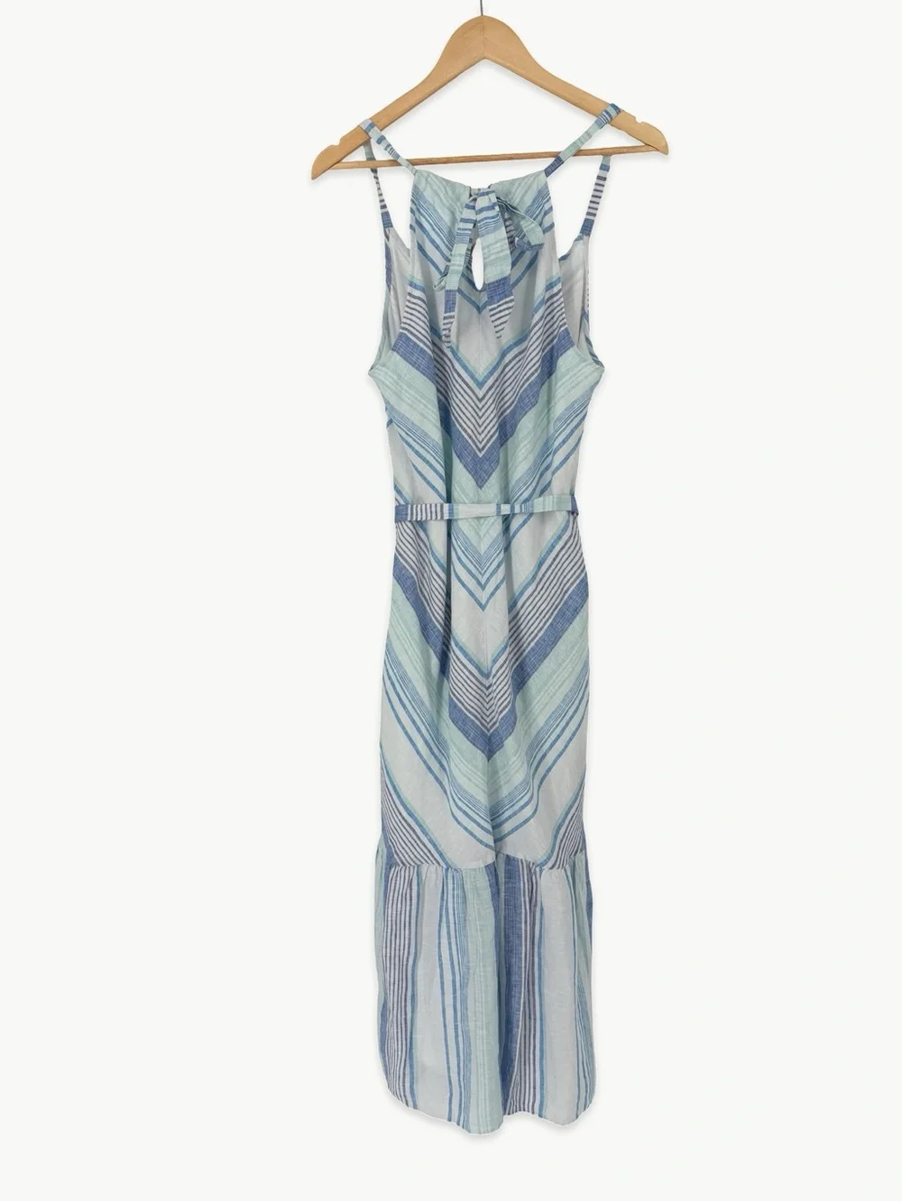 Tommy Bahama Ocean Reverie Maxi Dress Size Small Linen Stripe NWT Resort Beach - Picture 12 of 16